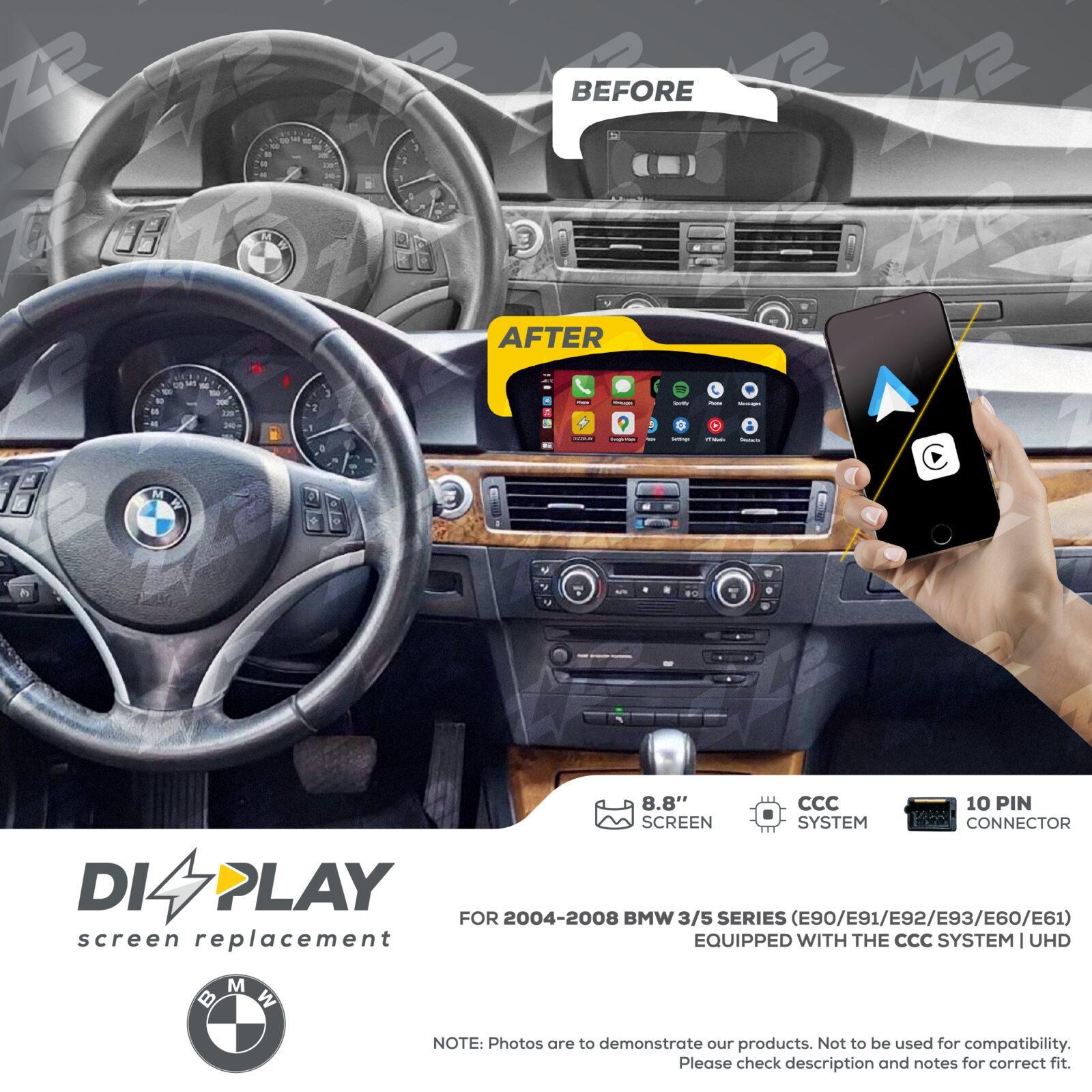 ZZ-2 DIZZPLAY BMW 3 / 5 Series E90 / E91 / E92 / E93 / E60 / E61 2004