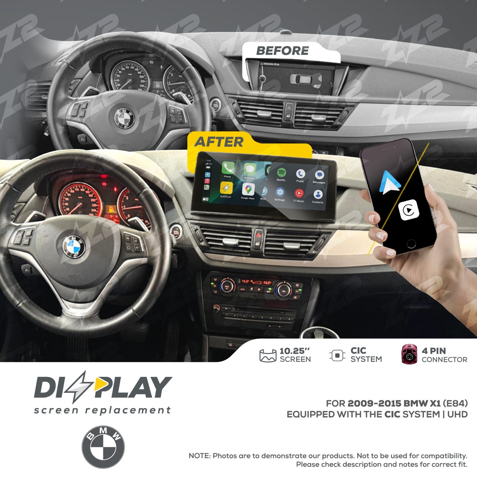 ZZ-2 DIZZPLAY BMW X1 E84 2009-2015 CIC